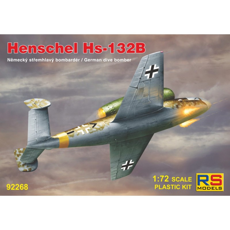 Henschel Hs-132B avec canon 2 × 20 mm MG 151