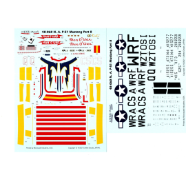 P-51D Mustang nord-américain x 6 options