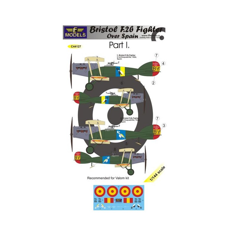 Bristol F.2b Fighter au-dessus de l'Espagne Partie I.