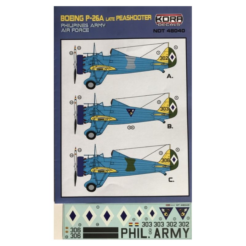 Boeing P-26A Peashooter Philippines AF