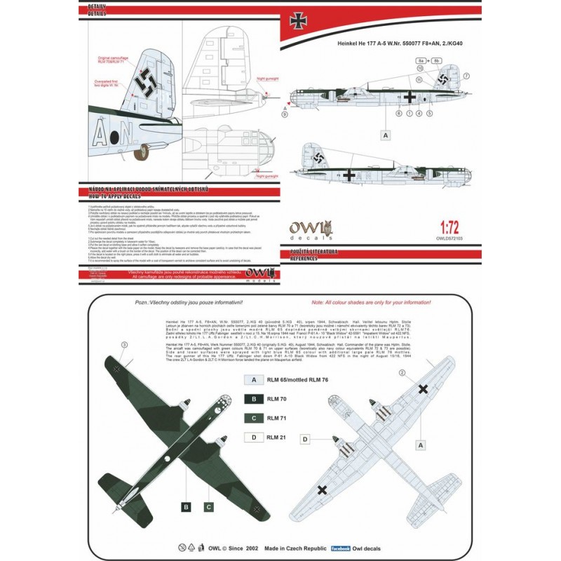 Heinkel He-177A-5 KG 40 F8+AN (KG 40)