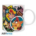 CRASH BANDICOOT - Mug - 320 ml - Sticker Crash - subli