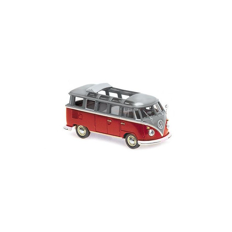 Vw samba bus gris/rouge 1961