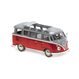 Vw samba bus gris/rouge 1961