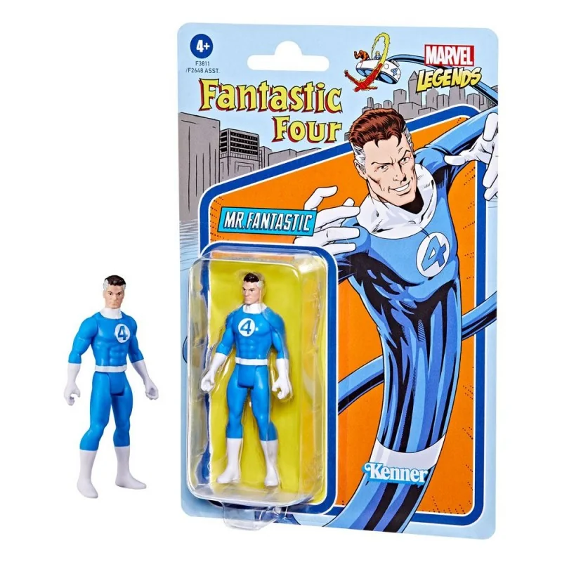 Fantastic Four Marvel Legends Retro Collection figurine 2022 Mr. Fantastic 10 cm