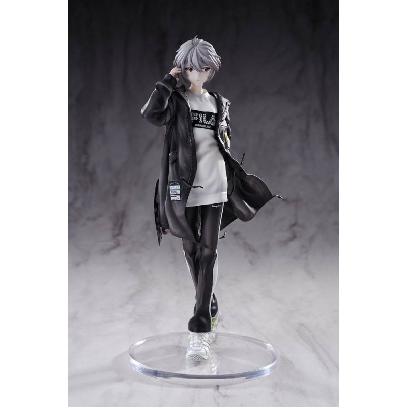 Neon Genesis Evangelion statuette PVC 1/7 Rei Ayanami Radio Eva Part 2 Original Color Limited Ver. 25 cm