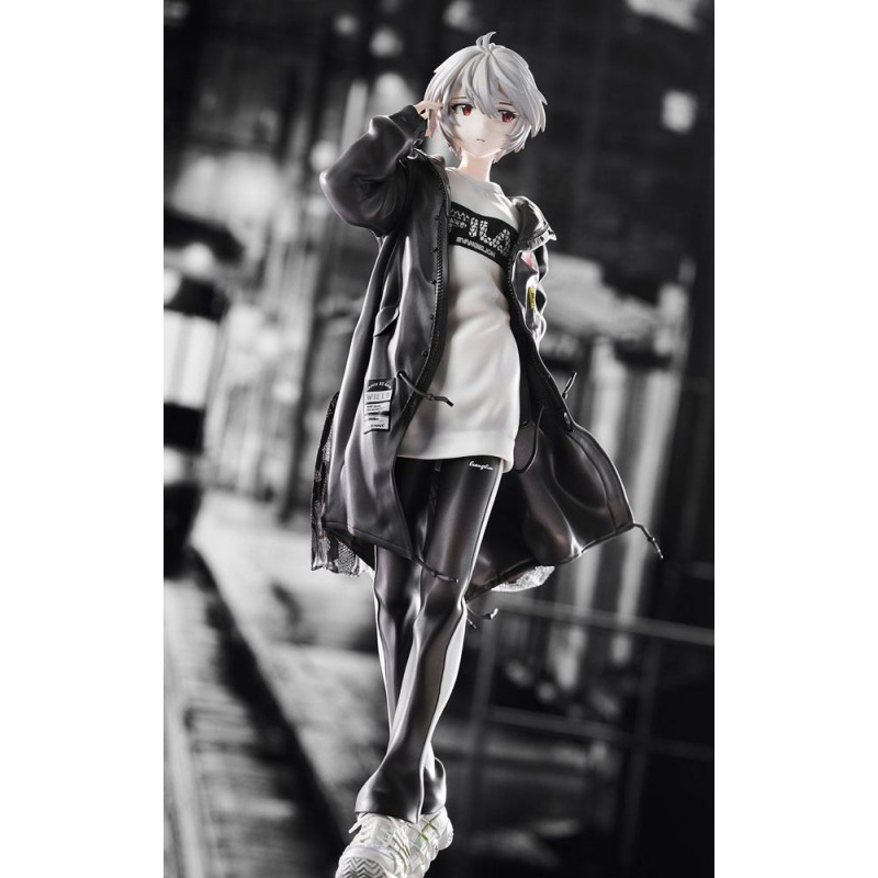 Neon Genesis Evangelion statuette PVC 1/7 Rei Ayanami Radio Eva Part 2 Original Color Limited Ver. 25 cm