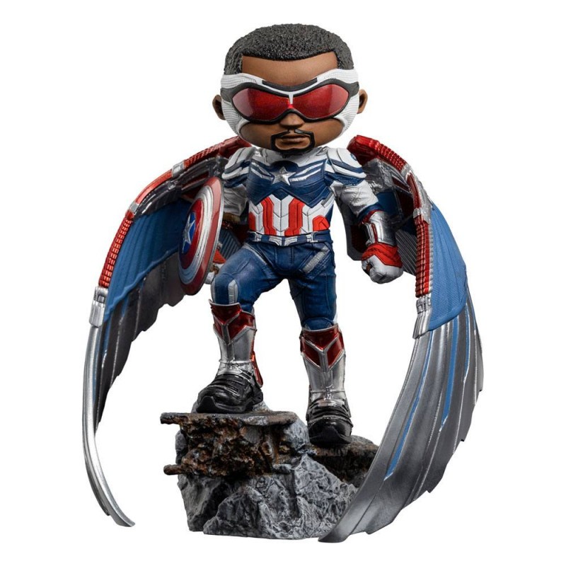 Captain America figurine Mini Co. PVC Sam Wilson 17 cm