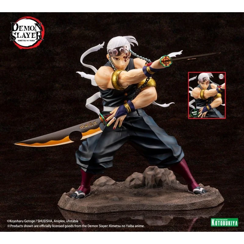 Demon Slayer: Kimetsu no Yaiba statuette PVC ARTFXJ 1/8 Tengen Uzui Bonus Edition 23 cm