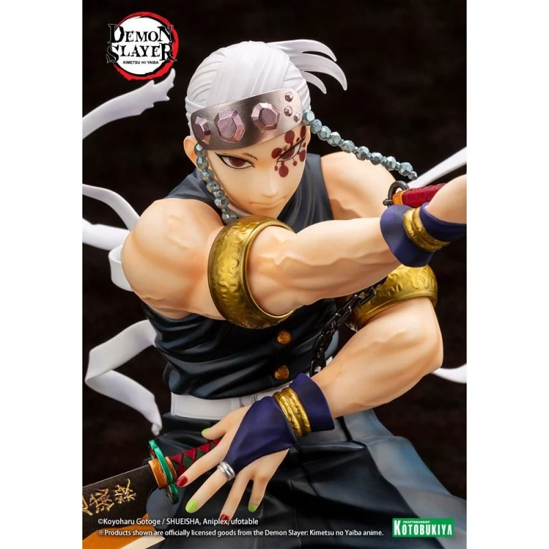 Demon Slayer: Kimetsu no Yaiba statuette PVC ARTFXJ 1/8 Tengen Uzui Bonus Edition 23 cm