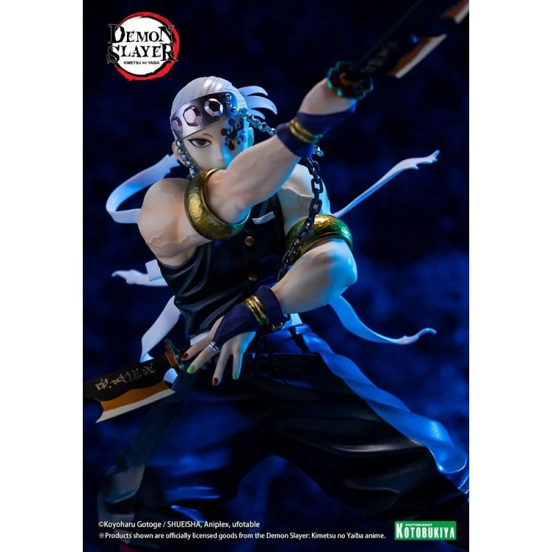 Demon Slayer: Kimetsu no Yaiba statuette PVC ARTFXJ 1/8 Tengen Uzui Bonus Edition 23 cm