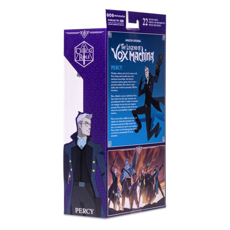 Critical Role The Legend of Vox Machina figurine Percy 18 cm