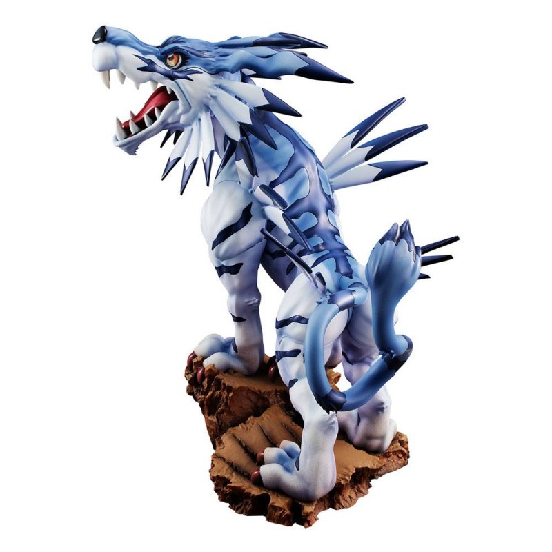 Digimon Adventure G.E.M. Precious Series statuette PVC Garurumon Battle Ver. 28 cm