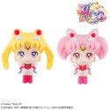 Pretty Guardian Salior Moon statuettes PVC Look Up Super Sailor Moon & Super Sailor Chibi Moon LTD Ver. 11 cm