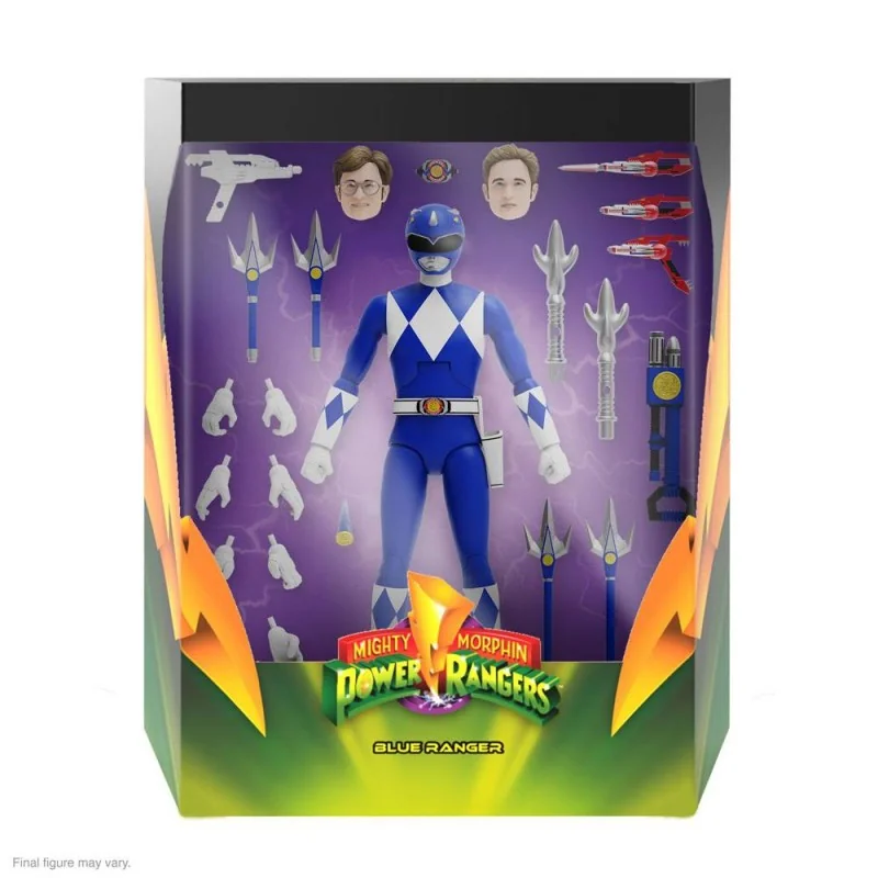 Mighty Morphin Power Rangers figurine Ultimates Blue Ranger 18 cm