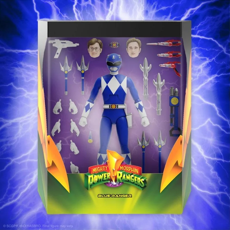 Mighty Morphin Power Rangers figurine Ultimates Blue Ranger 18 cm