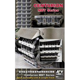 Centurion MBT Series Quick Assembly Link & Length Track (conçu pour être utilisé avec les kits AFV Club)[Centurion MK.5/1-4.RTR]
