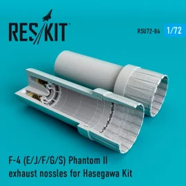 Tuyères d'échappement McDonnell F-4 Phantom II (F-4B/F-4C/F-4D/F-4N/F-4B/N) (conçues pour être utilisées avec les kits Hasegawa)