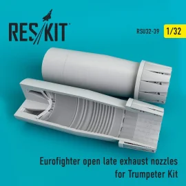 Buses d'échappement ouvertes Eurofighter EF-2000A / EF-2000B (type récent) (conçues pour être utilisées avec les kits Trumpeter)