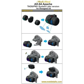 Boeing/Hughes AH-64 Apache TADS/PNV System Late version (conçu pour être utilisé avec les kits Hasegawa)