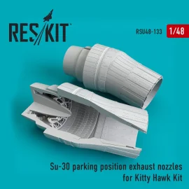 Buses d'échappement de position de stationnement Sukhoi Su-30 (conçues pour être utilisées avec les kits Kitty Hawk Model)