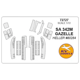 Aerospatiale SA 342M GAZELLE (conçu pour être utilisé avec le kit HELLER HEL80284) [SA 342M]