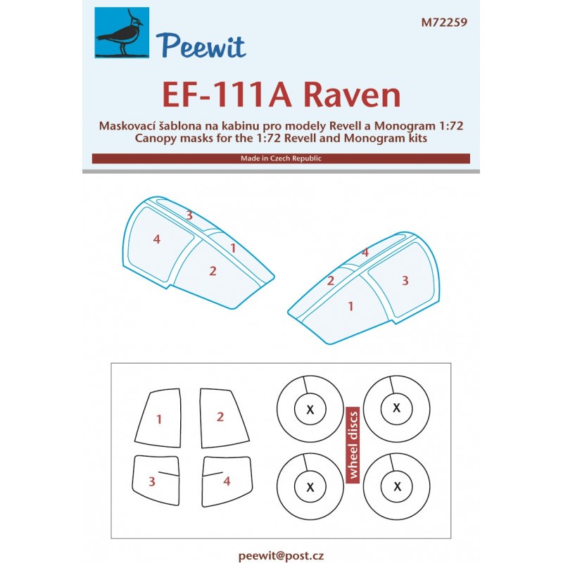 General-Dynamics EF-111A Raven (conçu pour être utilisé avec les kits Monogram et Revell)