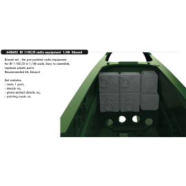 Équipement radio Messerschmitt Bf-110C/D (conçu pour être utilisé avec les kits Eduard)