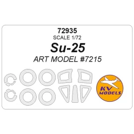 Sukhoi Su-25 (conçu pour être utilisé avec les kits Art Models ART7215) + masques de roues