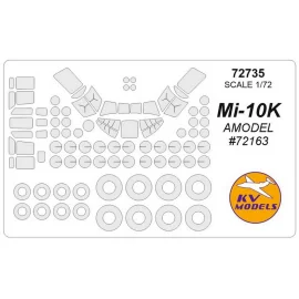 Mil Mi-10K + masques de roues (conçu pour être utilisé avec le kit A-MODEL AMU72163)