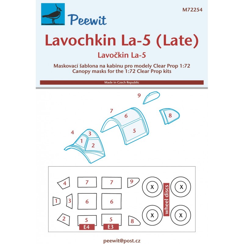 Lavochkin La-5/late (conçu pour être utilisé avec les kits Clear Prop Models)