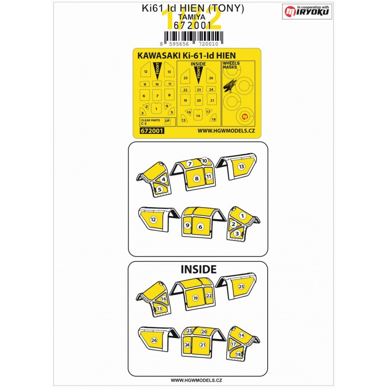 Kawasaki Ki-61-Id Hien (Tony) (conçu pour être utilisé avec les kits Tamiya)