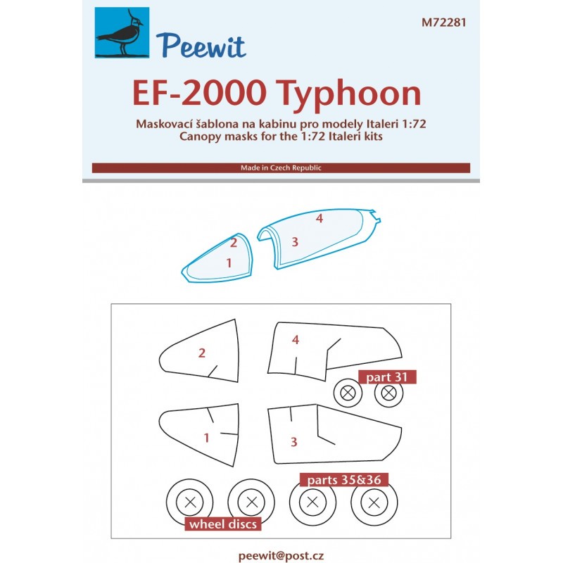 Eurofighter EF-2000 Typhoon (conçu pour être utilisé avec les kits Italeri)