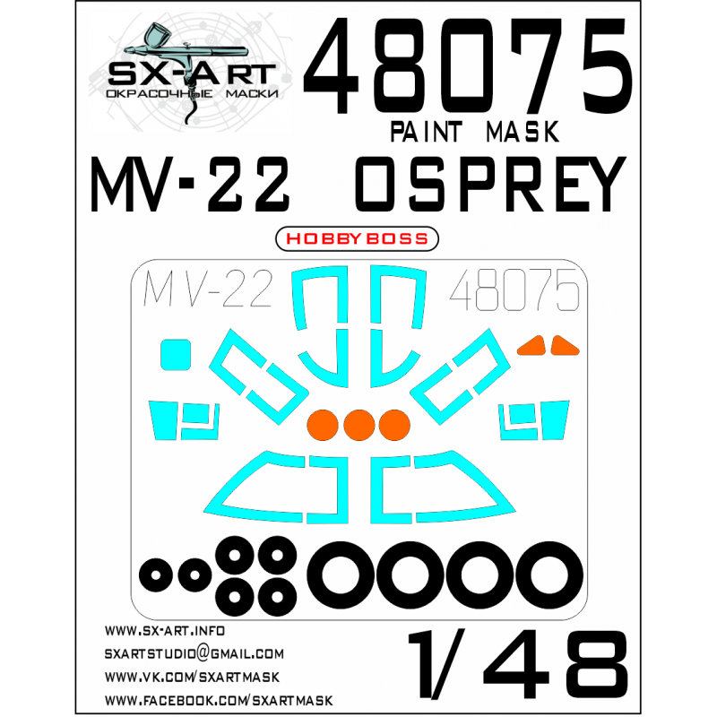 Bell-Boeing MV-22 Osprey (conçu pour être utilisé avec les kits Hobby Boss)