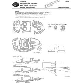 Masques kabuki McDonnell F-15A/C Eagle EXPERT verrière d'avion