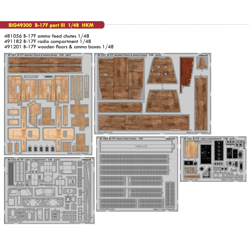 Boeing B-17F Flying Fortress partie III 1/48