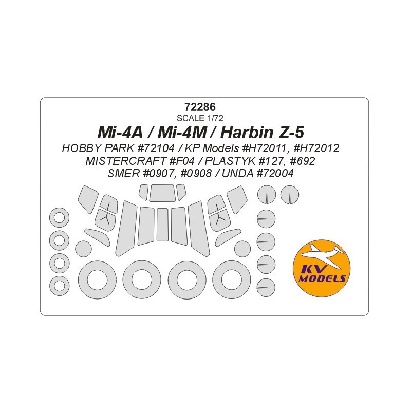 Mil Mi-4 / Harbin Z-5 + masques de roues