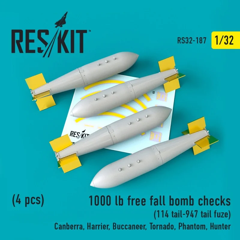 Contrôles de bombes à chute libre de 1000 lb (4PCS)