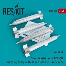 Missile S-24 avec APU-68 (4 pièces)