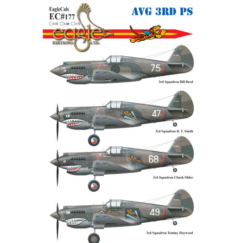 Curtiss P-40 de l'AVG 3rd Pursuit Squadron47 Numéro de série : P-8127, Pilot