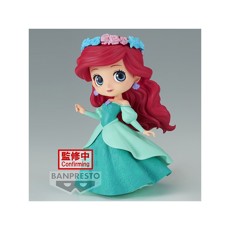 Q Posket Disney Characters Flower Style Ariel 14cm - W95