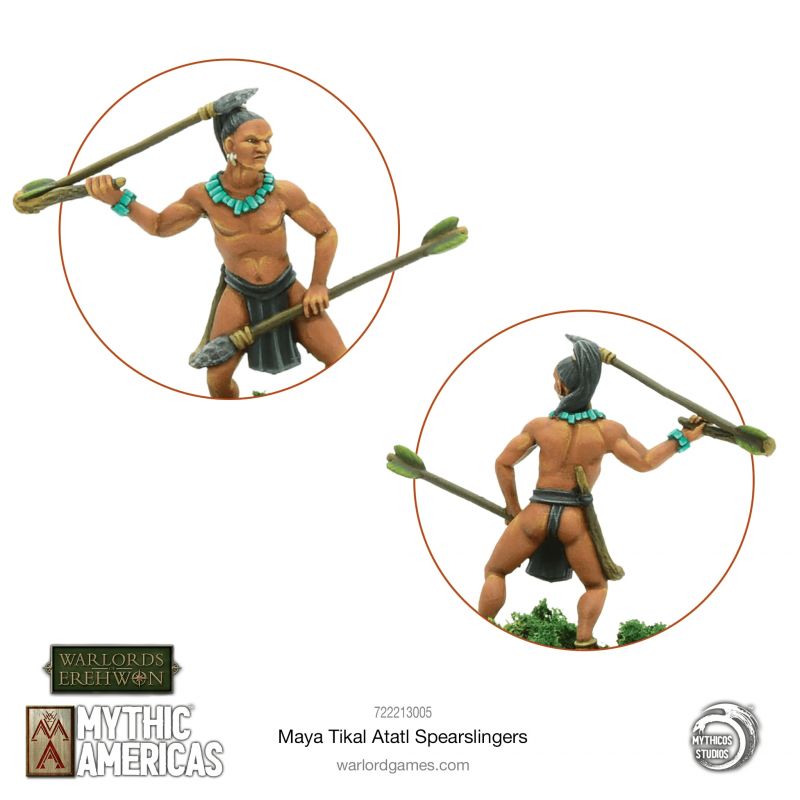 Maya Tikal Atlatl Spearslingers