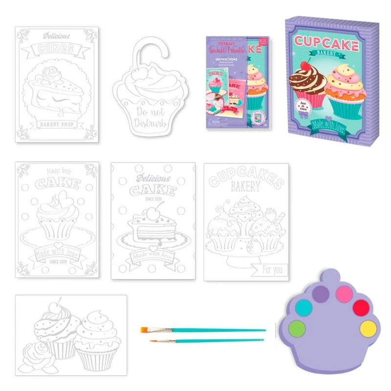 Box Candiy: Totally Sweet Treats - COFFRET D'AQUARELLES