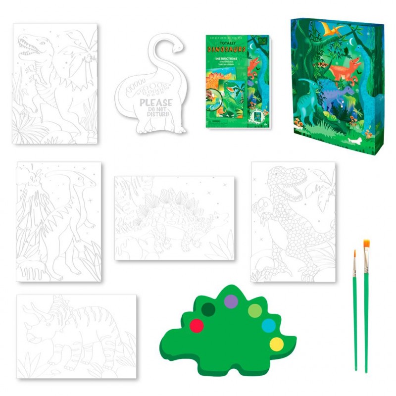 Box Candiy: Totally Dinosaures - COFFRET D'AQUARELLES