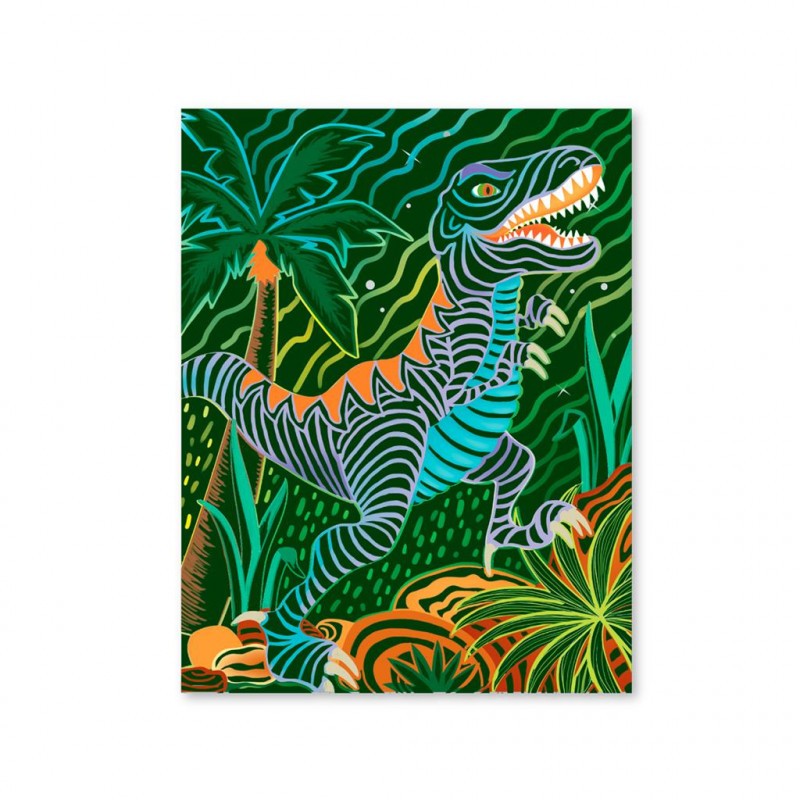 Box Candiy: Totally Dinosaurs - SET D'ART SCRATCH