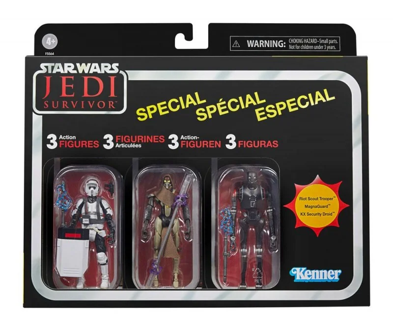 Star Wars Jedi: Survivor Vintage Collection Gaming Greats pack 3 figurines 2022 Special 10 cm