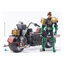 2000 AD figurine 1/18 Exquisite Mini Judge Dredd & Lawmaster MK 2 Set 10 cm