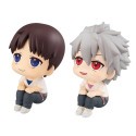 Evangelion: 3.0+1.0 Thrice Upon a Time statuettes PVC Look Up Shinji Ikari & Kaworu Nagisa Limited Ver. 11 cm