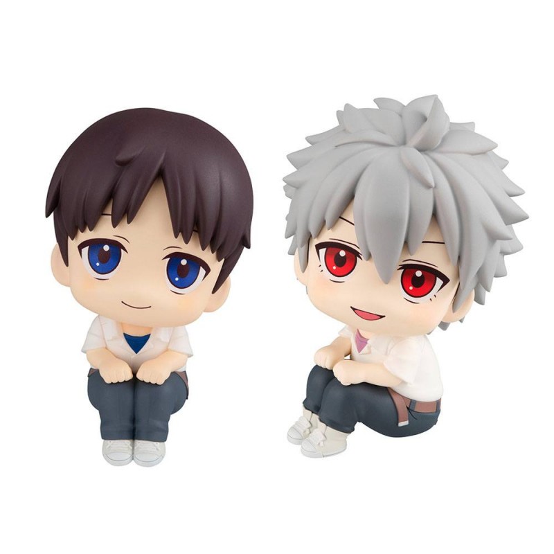 Evangelion: 3.0+1.0 Thrice Upon a Time statuettes PVC Look Up Shinji Ikari & Kaworu Nagisa Limited Ver. 11 cm