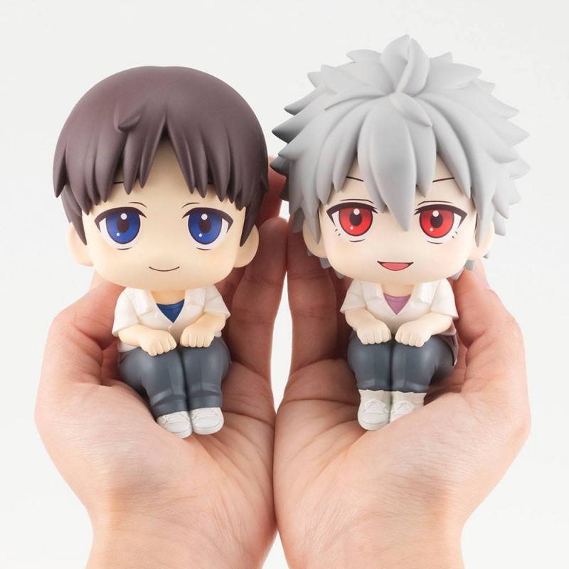 Evangelion: 3.0+1.0 Thrice Upon a Time statuettes PVC Look Up Shinji Ikari & Kaworu Nagisa Limited Ver. 11 cm